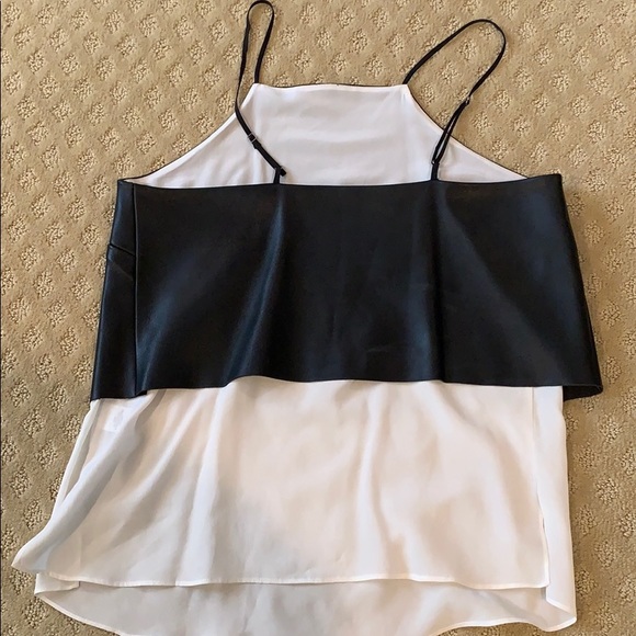 Cami NYC leather and silk camisole - Picture 3 of 3